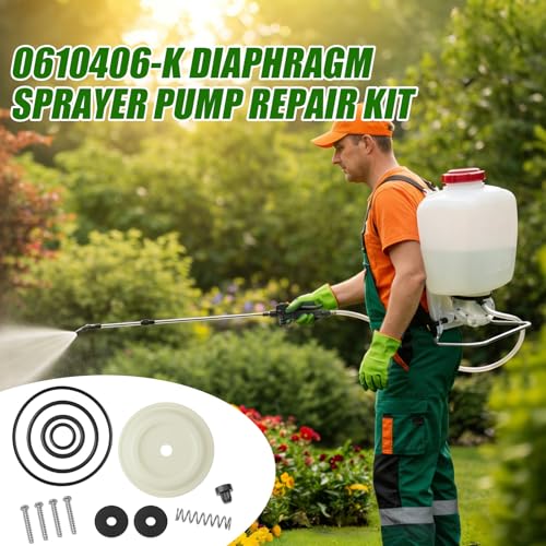 0610406-K Diaphragm Sprayer Pump Repair Kit, for Solo ackpack Sprayers