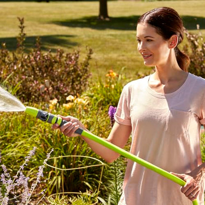Flexzilla Garden Hose 5/8 in. x 75 ft., Lightweight All-Weather Water Hose, Durable and Flexible, Leak-Free Connections - color: Chartreuse, size: 75ft, style: Standard Grip