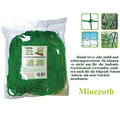 Trellis Netting for Climbing Plants - Heavy Duty Garden Trellis Netting for Cucumber, Vine, Fruits & Vegetables Tomato Plants Trellis Net, Climbing Vining Plants (1-Pack 8.2' x 6.6'Ft) - size: 8.2' x 6.6'Ft