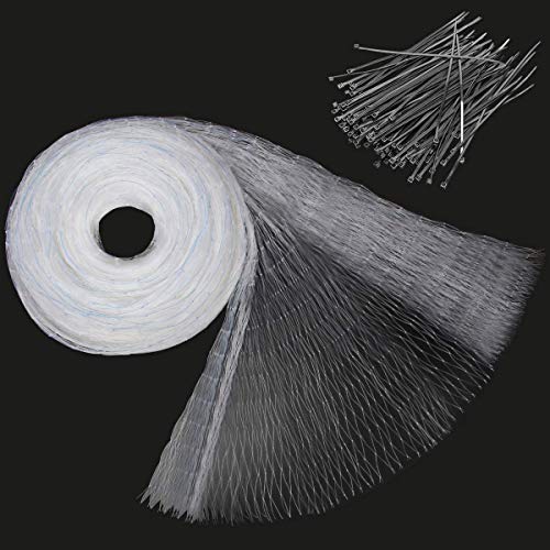 Coolrunner Anti-Bird Netting, 33FT x 16.4FT Bird Net, Nylon Garden Netting
