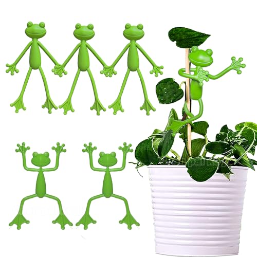 5Pcs Frog Plant Stand Holder, Frog Plant Support，Plant Propagation Buddy
