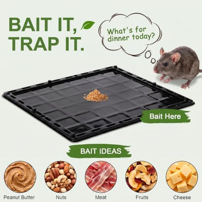 4 Pack Glue Traps for Mice 10.25" *10.87" Sticky Mouse Rats Traps for Home - size: 4Pack