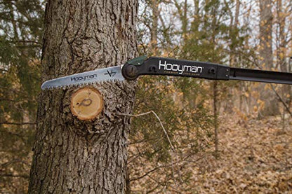 Hooyman Extendable Tree Saw with Compact Design, Detachable Handsaw and Telescoping Pole, No-Slip H-Grip, Impulse Hardened Teeth, and Wrist Lanyard for Tree Trimming, Hunting, Camping, and Outdoors - style: Megabite Extendable Saw Replacement Blade