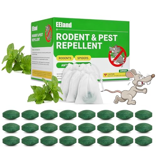Mouse Repellent Balls, 24 Pack, Peppermint Rodent Repellent for Home
