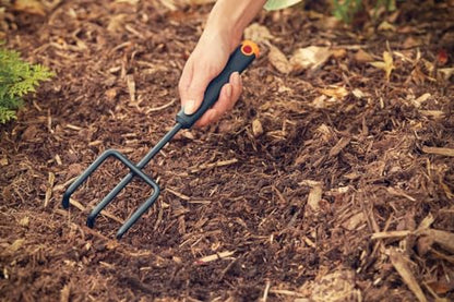Fiskars Ergo Cultivator, Length 30.5cm, Rust-Resistant Steel Head/Plastic Handle, Black/Orange, 1027019 - style: Cultivator