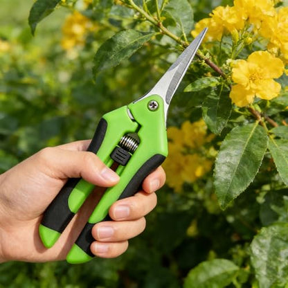 4 Pack Garden Pruning Shears, Stainless Steel Garden Shears, Gardening Shear, Garden Scissors, Clippers, Pruning Snips Garden Tools for Women Men - color: Color2