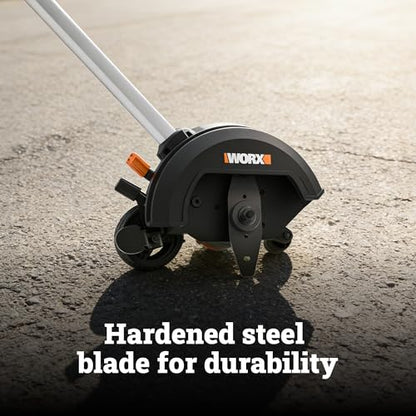 WORX Cordless Lawn Edger, 20V 7" Trencher for Lawn Border Tending, WG898 - style: Lawn Edger w/(1) 4.0Ah Battery