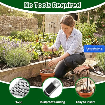 Thealyn 4 Pack 23 Inch Plant Trellis for Potted Plants - size: 23 inch