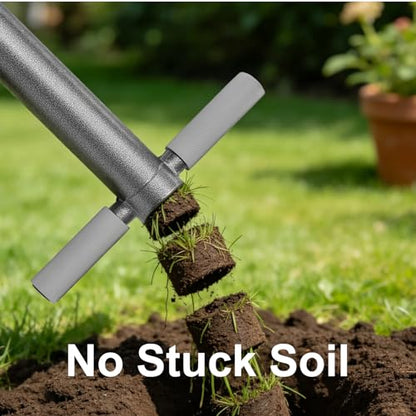 Bulb Planter, Sod Plugger Stand Up Grass Plugger for Lawn Repair