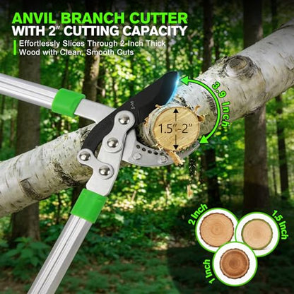Loppers for Tree Trimming Heavy Duty with Compound Action