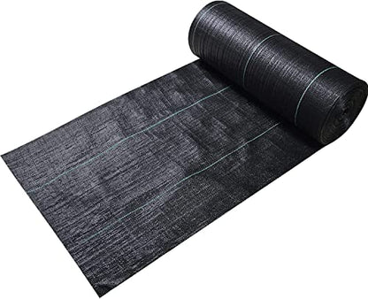 1.4ftx100ft Weed Barrier Landscape Fabric Heavy Duty，Weed Block Gardening Ground Cover Mat, Weed Control Garden Cloth ，Woven Geotextile Fabric for Underlayment，Commercial Driveway Fabric - size: 3.2oz-1.4ftx100ft