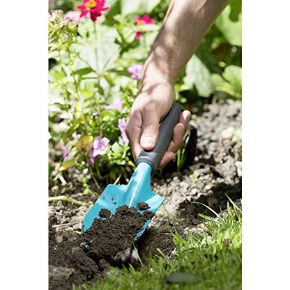 GARDENA Classic Hand Trowel: Universal spade for Planting and transplanting in the Garden and on the Balcony, Steel, Corrosion-Resistant, Ergonomic Handle, 8 cm Working Width (8950-20) - style: Hand Trowel