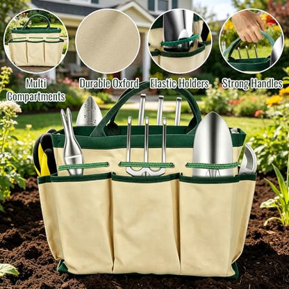 8 Piece Gardening Tool Set Stainless Steel Garden Plant Kits