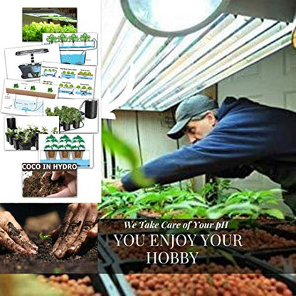 Standard Hydroponics pH Up and Down Kit - 10 Ounce Bottle pH Adjuster for Hydroponic Systems, Coco Coir Even Soil.