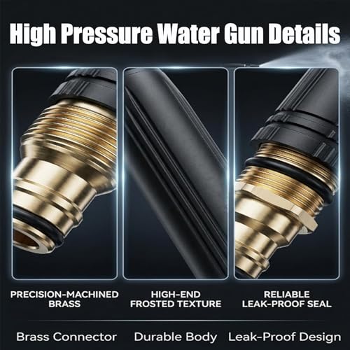 2packs High Pressure Hose Nozzle Sprayer for US Garden Hoses