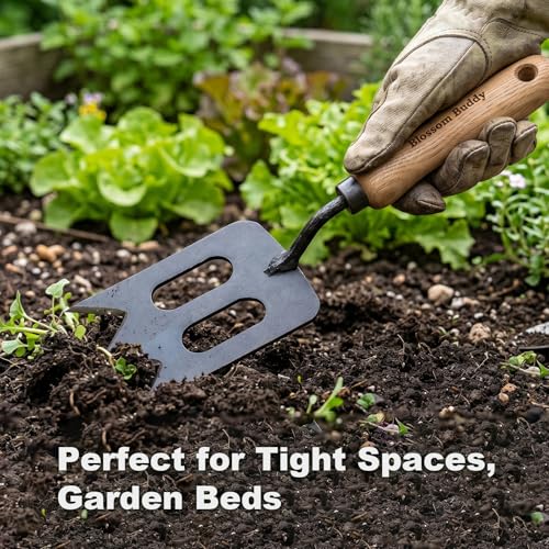 Stainless Steel Garden Hand Spork for Digging, Weeding, Loosening Soil - size: 29.5CM Garden Spork