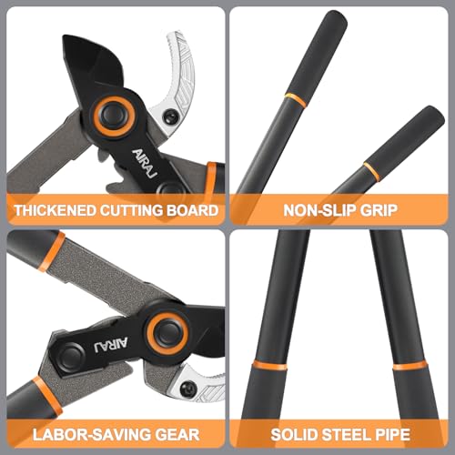 21" Anvil Loppers for Tree Trimming Heavy Duty,1.6" Cut Tree Branch Cutter - size: 21''anvil