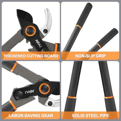 21" Anvil Loppers for Tree Trimming Heavy Duty,1.6" Cut Tree Branch Cutter - size: 21''anvil