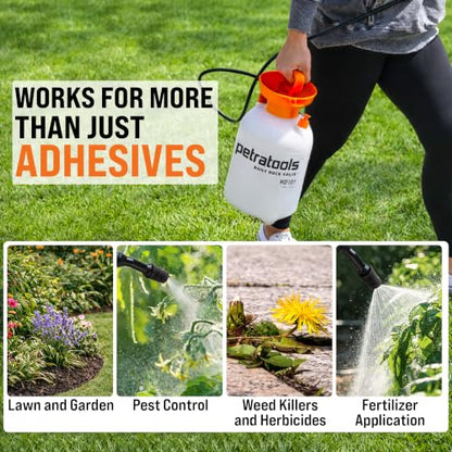 PetraTools LOCKSCAPE Mulch Glue Sprayer 1 Gal - Standard Kit (HD101)