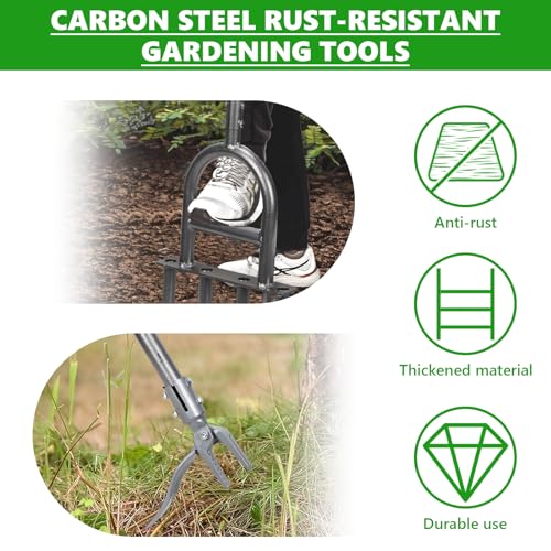 2-in-1 Lawn Aerator Weed Puller