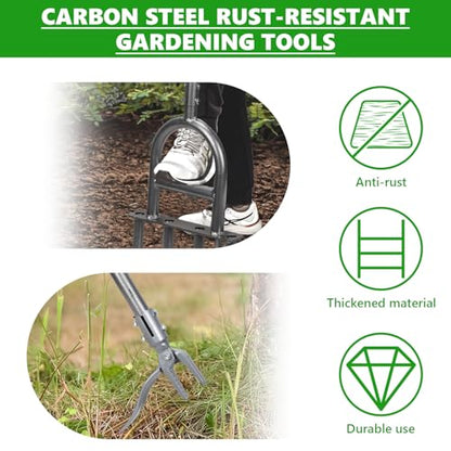 2-in-1 Lawn Aerator Weed Puller