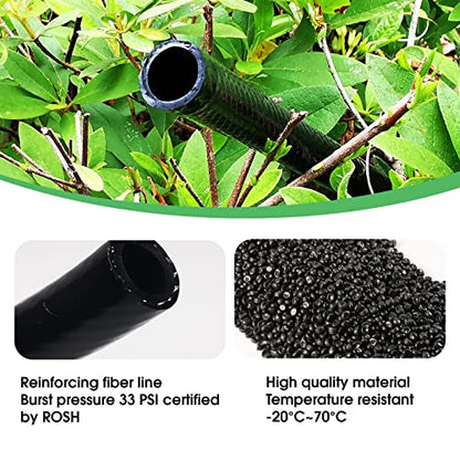 Maotong 40 FT 1/2 inch Drip Irrigation Tubing Main Line Hose Tube for Garden Irrigation System - size: 40 FT 1/2"
