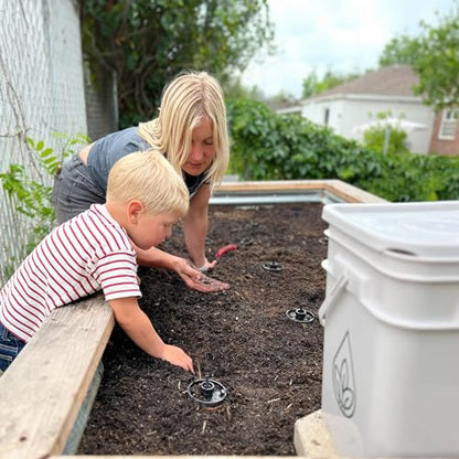 Thirsty Earth: CottaCup Automatic Olla Watering System for Your Garden (4 Cup Kit) - size: 4 Cup Kit