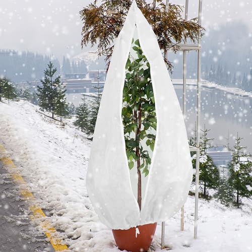 Gardzen 5-Pack Heavy Duty Plant Covers Freeze Protection, 54”×72” - size: 54” × 72”
