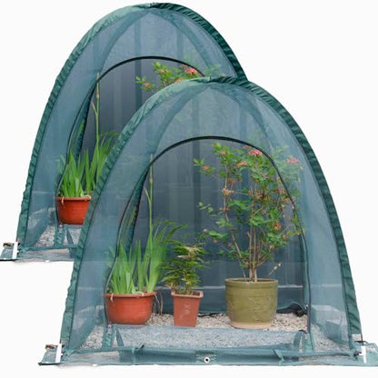 Pop up Gardening Net Cover,36x36x39 inch Pack of 2,Pest Guard Cover for Vegetables Fruits Durable Plant Gardening Net, Pop-Up Chicken Pen for Small Animals Outdoor Run and Pet Enclosure - size: 36x36x39 inches