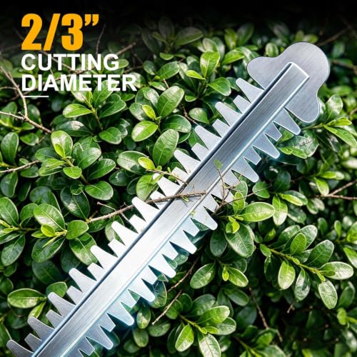 22" Hedge Trimmer Cordless Compatible with Dewalt 20V MAX Battery