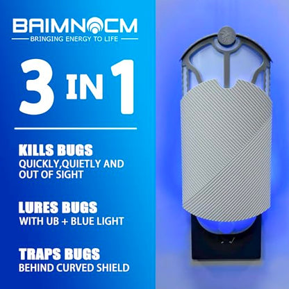Flying Insect Trap for Indoor Use (2 Starters & 6 Refill Cartridges), UV Light Bug Catcher for Fruit Flies, Gnats & Small Flying Pests, Silent, No-Zap, Mess-Free - style: 2 Starter & 6 Refill