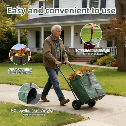 2 Pack 53 Gallon Dustpan Yard Waste Bags