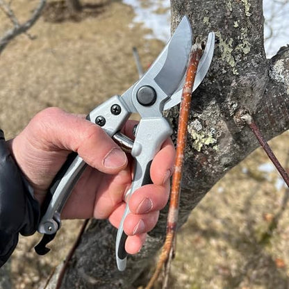 Kings County Tools Hand Gardening and Landscaping Pruner Tool Set | Wet Wood Bypass | Dry Wood Anvil | Flower Cutters | Sharp Japanese Blades | Cast Aluminum Handles | Ergonomic Design for Easy Use - style: Three Pruner Set