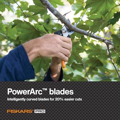 Fiskars Pro SoftGrip Bypass Pruning Shears, 1" Cut Capacity Garden Clippers - size: Fiskars Pro