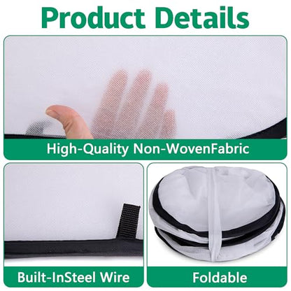 23"x17"x17" Pop up Frost Protection Plant Cover, Plants Freeze Protection - color: 23 x 17 x 17 inch