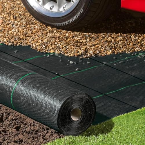 Weed Barrier Fabric Heavy Duty 6ft x 300ft, Garden Weed Landscape Fabric, Ground Cover Weed Blocker Cloth, Landscaping Fabric for Garden, Vegetable Beds, Driveway (WBF-6ft x 300ft) - size: 6ft x 300ft
