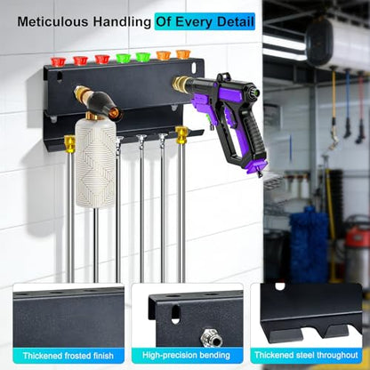 Wall-Mounted Pressure Washer Gun Holder - size: S