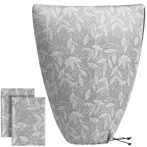 2PCS Plant Covers Freeze Protection 29"X23.5" Winter Frost Blankets - color: Grey 29*23.5in