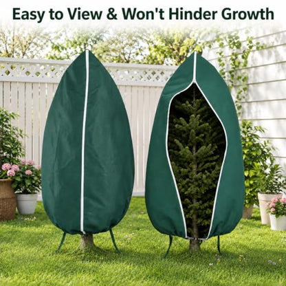 Plant Freeze Protection Covers for Winter Plants Gardens Frost, Sun, Pests - size: 4 32×48in
