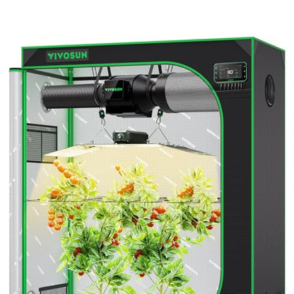 VIVOSUN Smart Grow Tent Kit 2x4, 2-Plant WiFi-Integrated Grow System - size: 48"x24"x60"