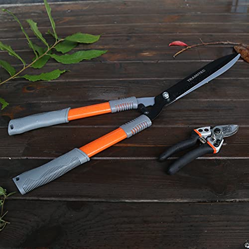 Garden Hedge Shears. Hedge Clippers & Shears SET with Super Pruning Shears. Heavy Duty Garden Clippers for Shaping Bushes Nicely. Hedge Scissors & Shears made with Durable Carbon Steel.