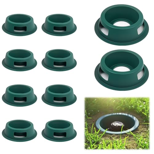 10 Pack Lawn Sprinkler Head Protector, Guards Against Mowers & Cars