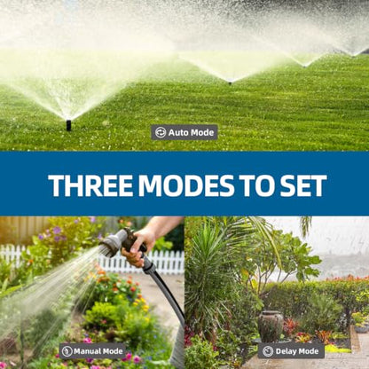 Digital Programmable Water Timer, Garden Hose Sprinkler Timer for Irrigation and Watering Systems, 1 Outlet