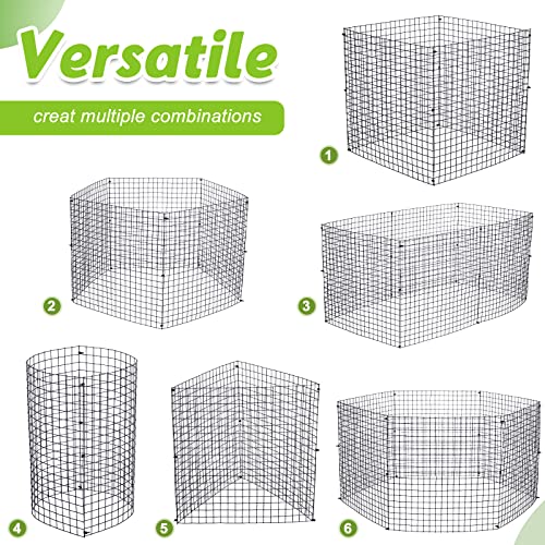 Zubebe 20 Pack Plant Protectors from Animals, Plant Cages, 12 x 12 Inch - size: 12 x 12 Inch