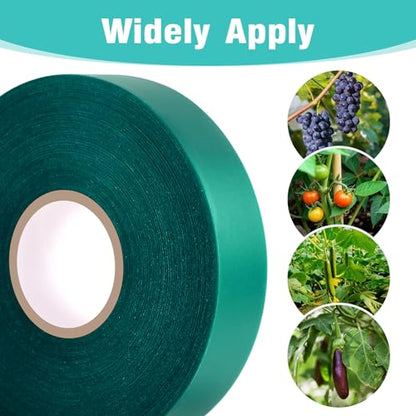 1200Ft Plant Tape,1" Stretch Garden Tie Tape Roll, Plant Ribbon(4 Rolls) - size: 1in/1200ft