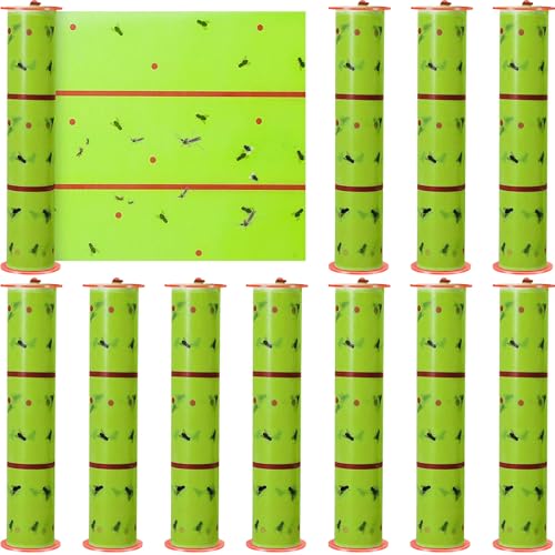 Qualirey 1 Pcs Giant Flypaper Fly Traps, 295ft Sticky Yellow