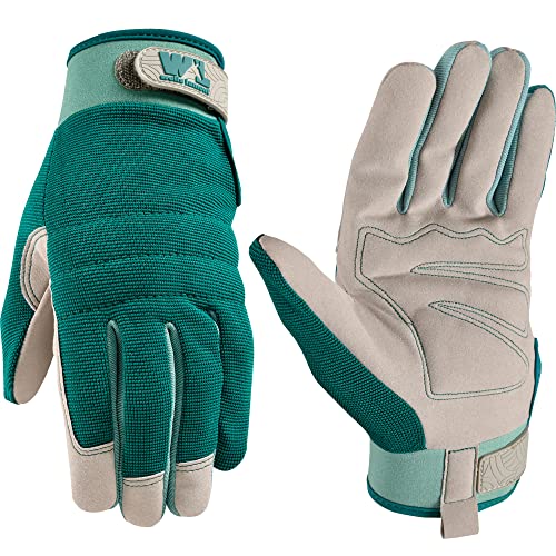 Wells Lamont Women's Synthetic Hybrid Work Gloves, Comfort Closure, Small - size: Small (Pack of 1)