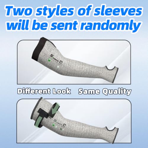 Schwer 10 Pairs 18in PRO-SKIN A6 Cut Resistant Arm Sleeves, S909 - color: Grey, size: 18 In-10 Pairs