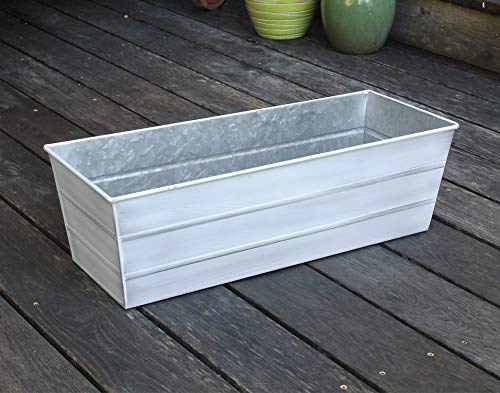 Achla Designs C-20W Window Box, White, Medium - color: White, size: Medium