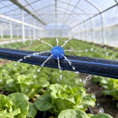 100Pcs Drip Irrigation Emitters,Adjustable Irrigation Drippers Sprinklers - color: Blue-100pcs